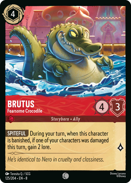 8ROF-125, C, Brutus - Fearsome Crocodile (Foil)