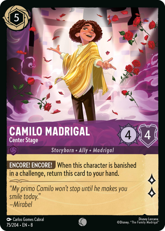 8ROF-075, C, Camilo Madrigal - Center Stage (Foil)