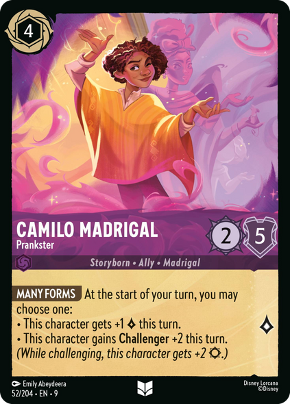 9FAB-052, UC, Camilo Madrigal - Prankster (Foil)
