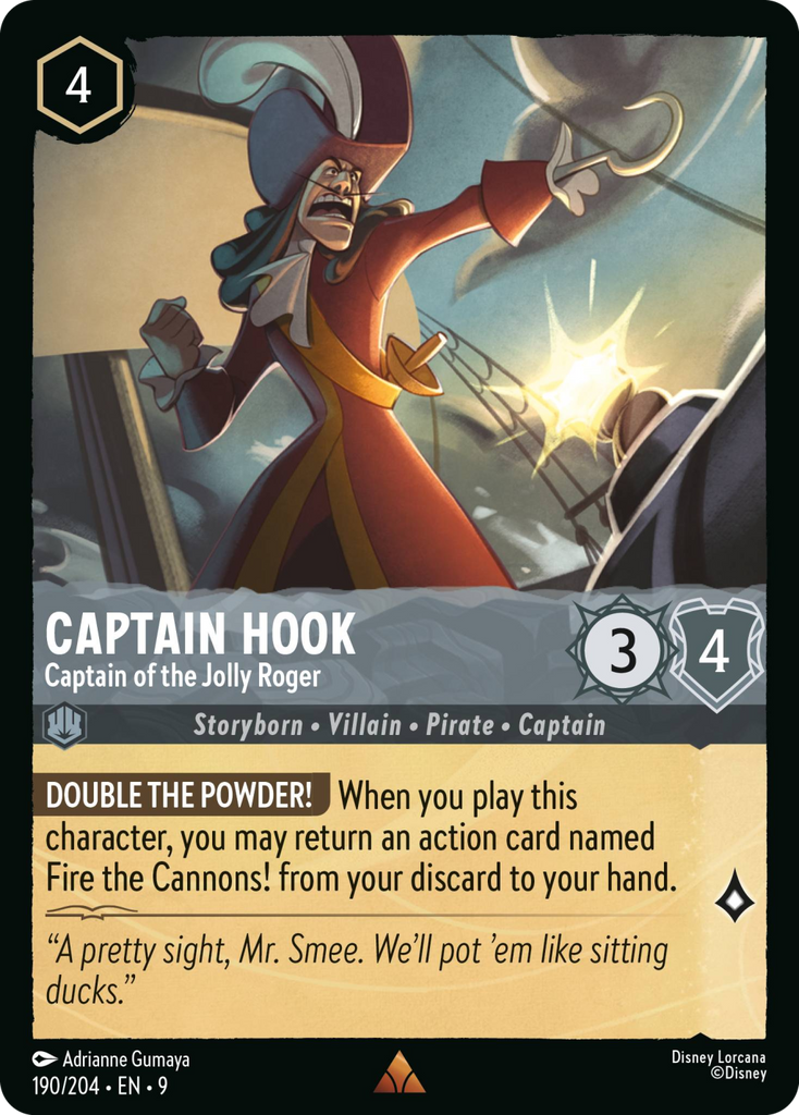 9FAB-190, R, Captain Hook - Captain of the Jolly Roger (Foil)