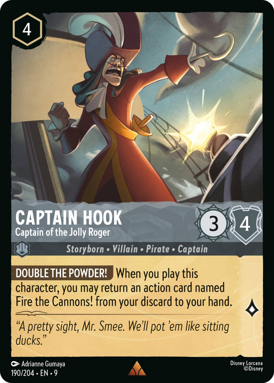 9FAB-190, R, Captain Hook - Captain of the Jolly Roger (Foil)