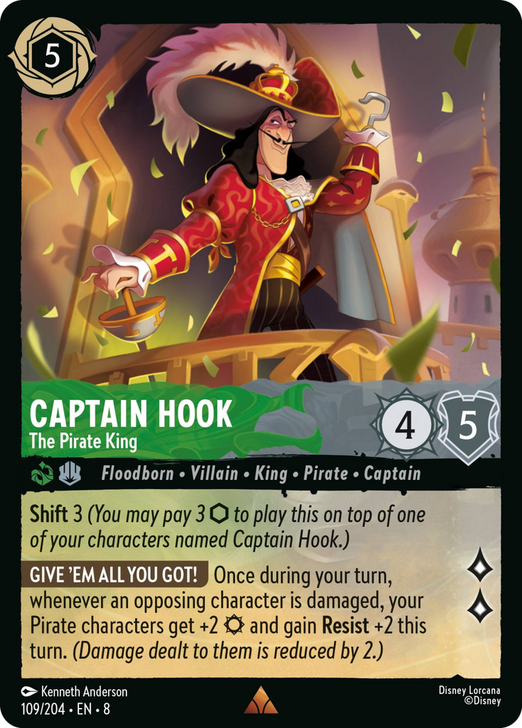 8ROF-109, R, Captain Hook - The Pirate King