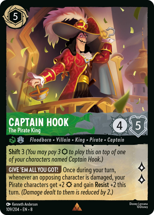 8ROF-109, R, Captain Hook - The Pirate King