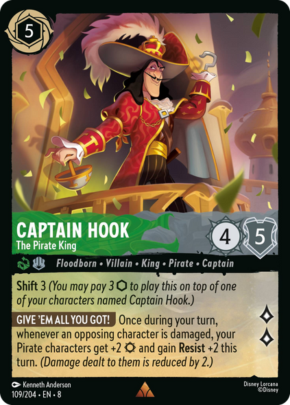8ROF-109, R, Captain Hook - The Pirate King
