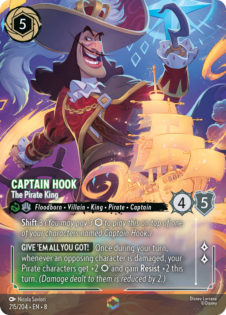 8ROF-215, E, Captain Hook - The Pirate King