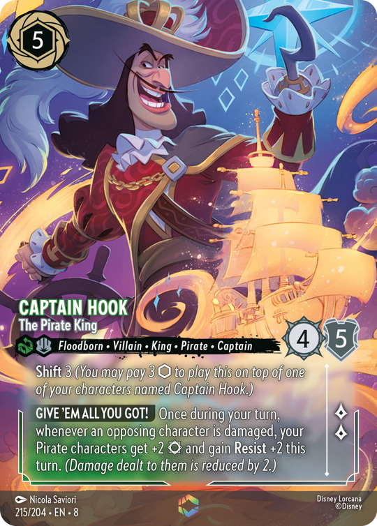 8ROF-215, E, Captain Hook - The Pirate King