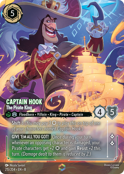 8ROF-215, E, Captain Hook - The Pirate King