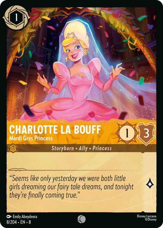 8ROF-008, C, Charlotte La Bouff - Mardi Gras Princess (Foil)