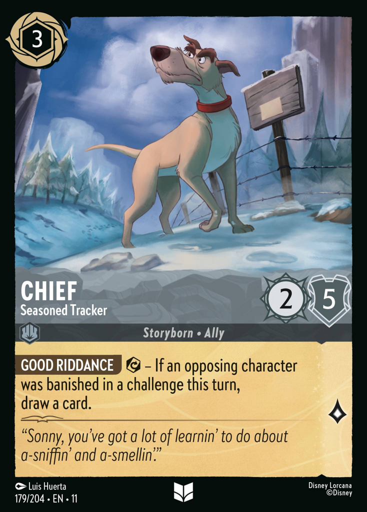 11WSP-179, UC, Chief - Seasoned Tracker (Foil)