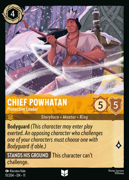 11WSP-011, UC, Chief Powhatan - Protective Leader