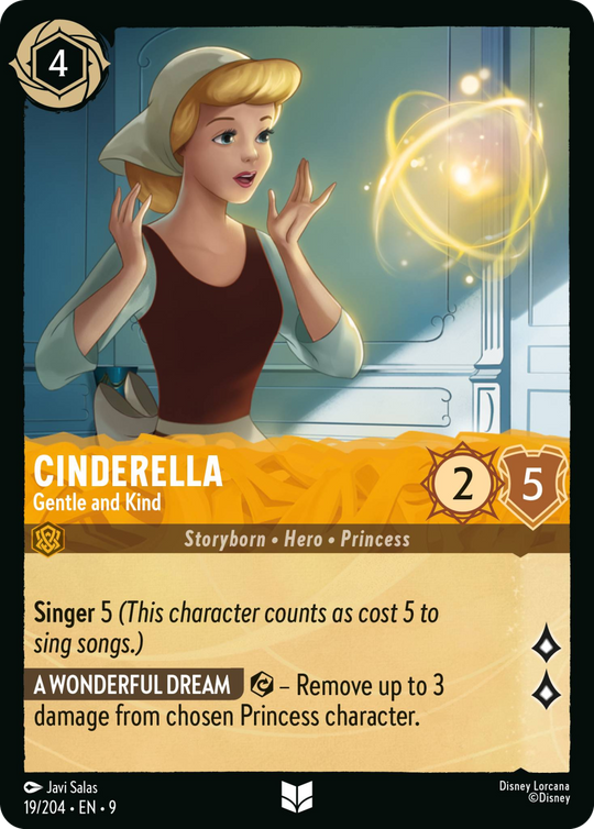9FAB-019, UC, Cinderella - Gentle and Kind (Foil)
