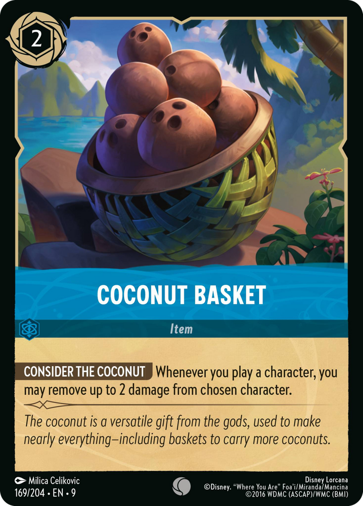 9FAB-169, C, Coconut Basket (Foil)