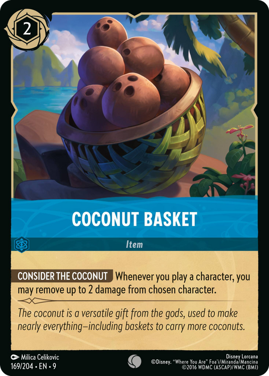 9FAB-169, C, Coconut Basket