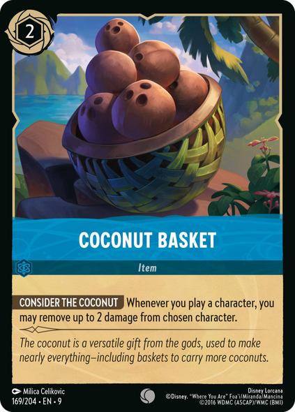 9FAB-169, C, Coconut Basket