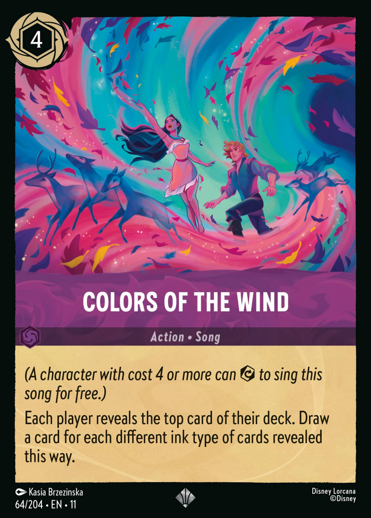 11WSP-064, SR, Colors of the Wind (Foil)