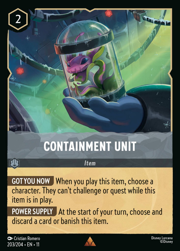 11WSP-203, R, Containment Unit