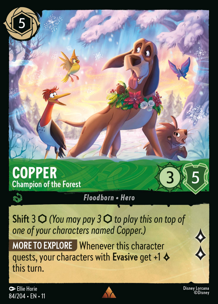 11WSP-084, R, Copper - Champion of the Forest