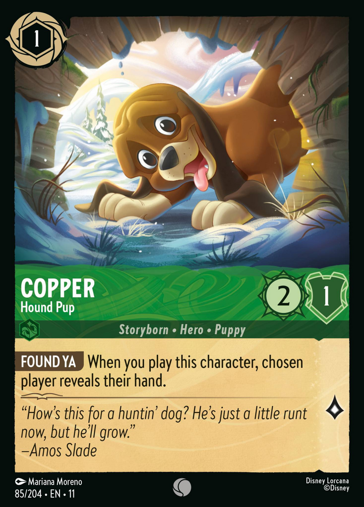 11WSP-085, C, Copper - Hound Pup