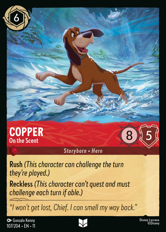11WSP-107, UC, Copper - On the Scent
