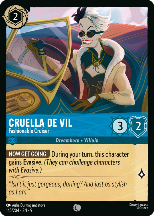 9FAB-145, C, Cruella De Vil - Fashionable Cruiser (Foil)