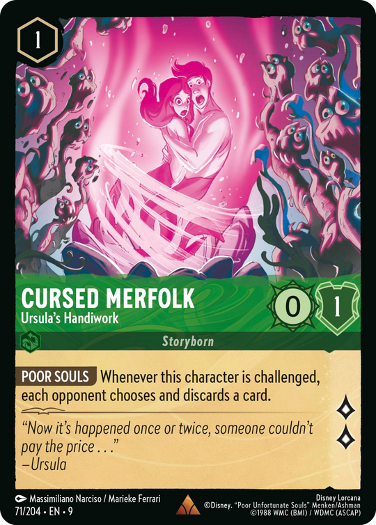 9FAB-071, R, Cursed Merfolk - Ursula's Handiwork