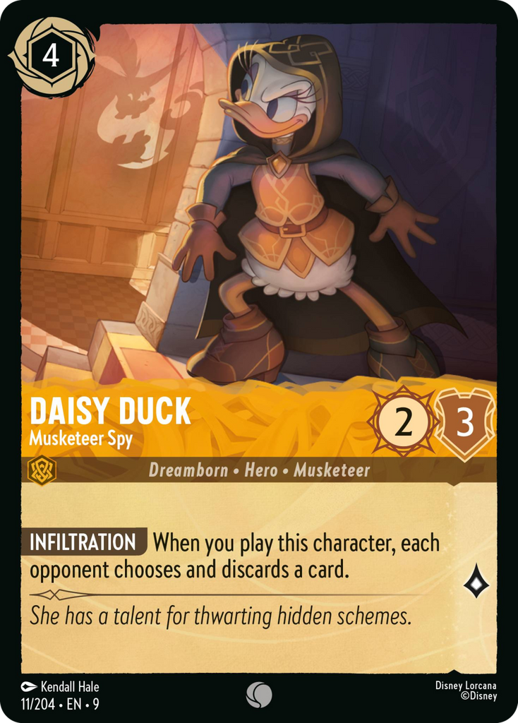 9FAB-011, C, Daisy Duck (Foil)