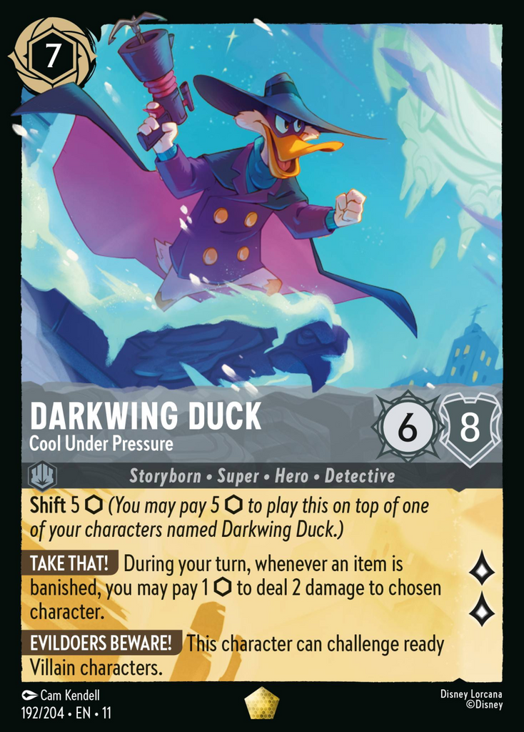 11WSP-192, L, Darkwing Duck - Cool Under Pressure (Foil)