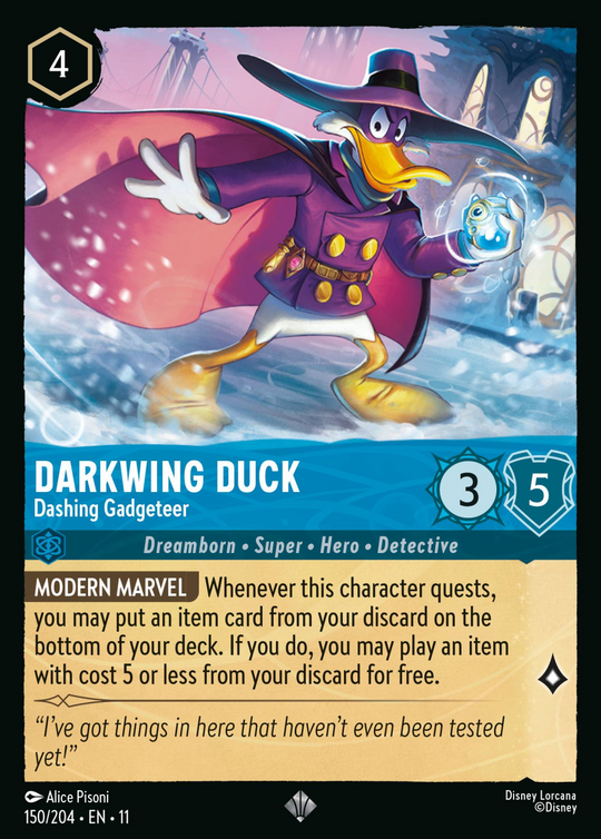 11WSP-150, SR, Darkwing Duck - Dashing Gadgeteer