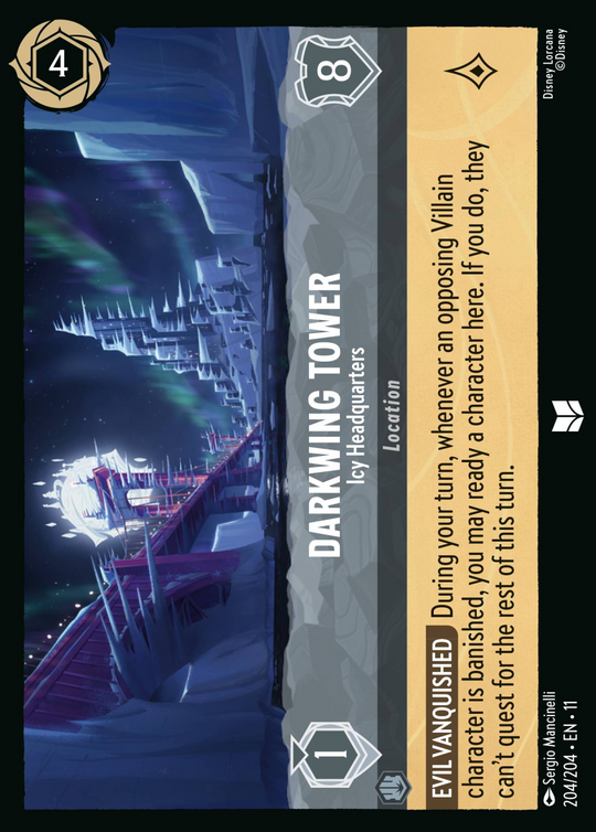 11WSP-204, UC, Darkwing Tower - Icy Headquarters