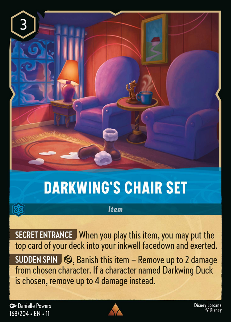 11WSP-168, R, Darkwing's Chair Set (Foil)