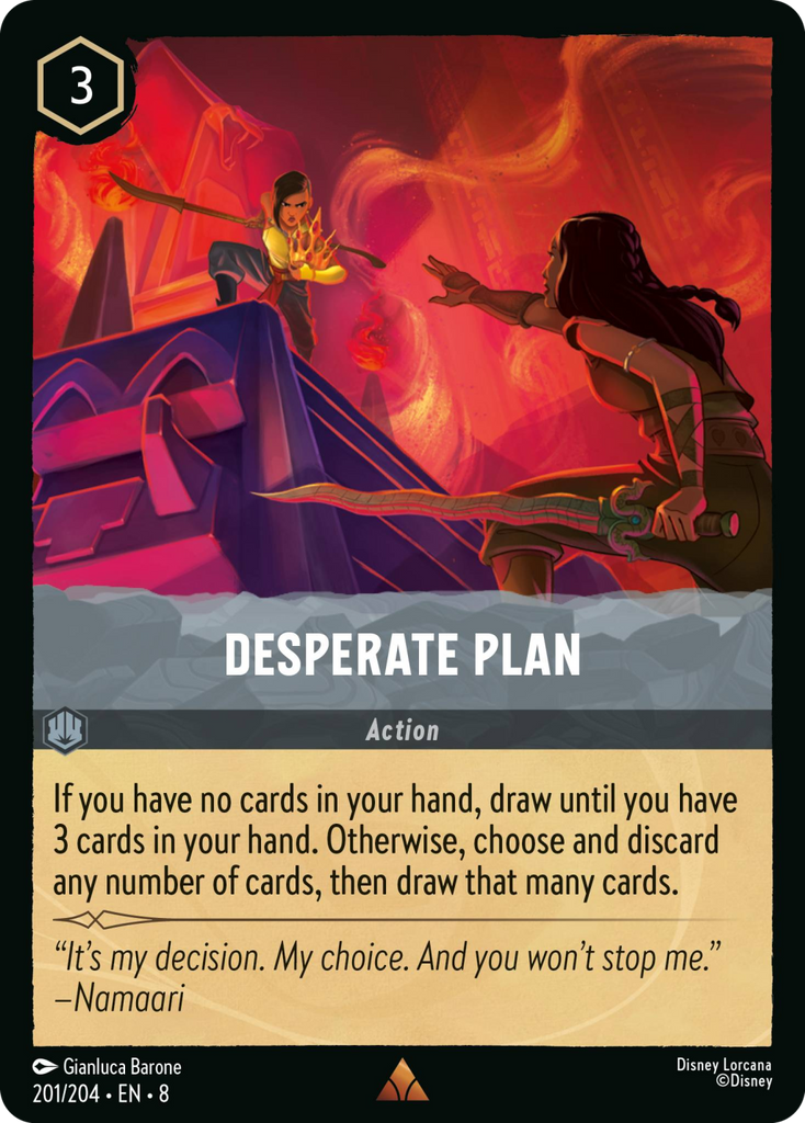 8ROF-201, R, Desperate Plan (Foil)