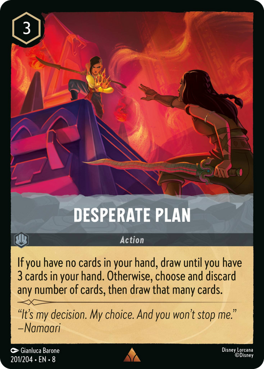 8ROF-201, R, Desperate Plan (Foil)