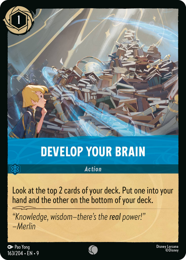 9FAB-163, C, Develop Your Brain (Foil)