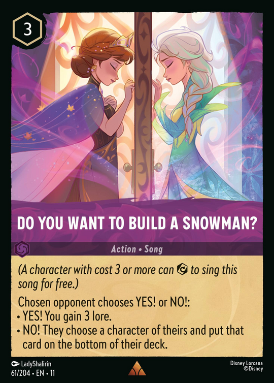 11WSP-061, R, Do You Want to Build A Snowman? (Foil)