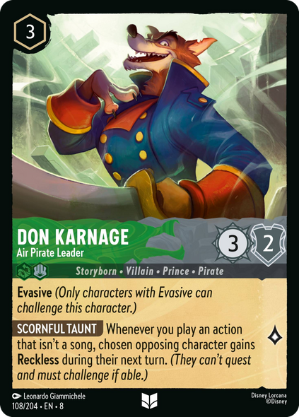 8ROF-108, UC, Don Karnage - Air Pirate Leader