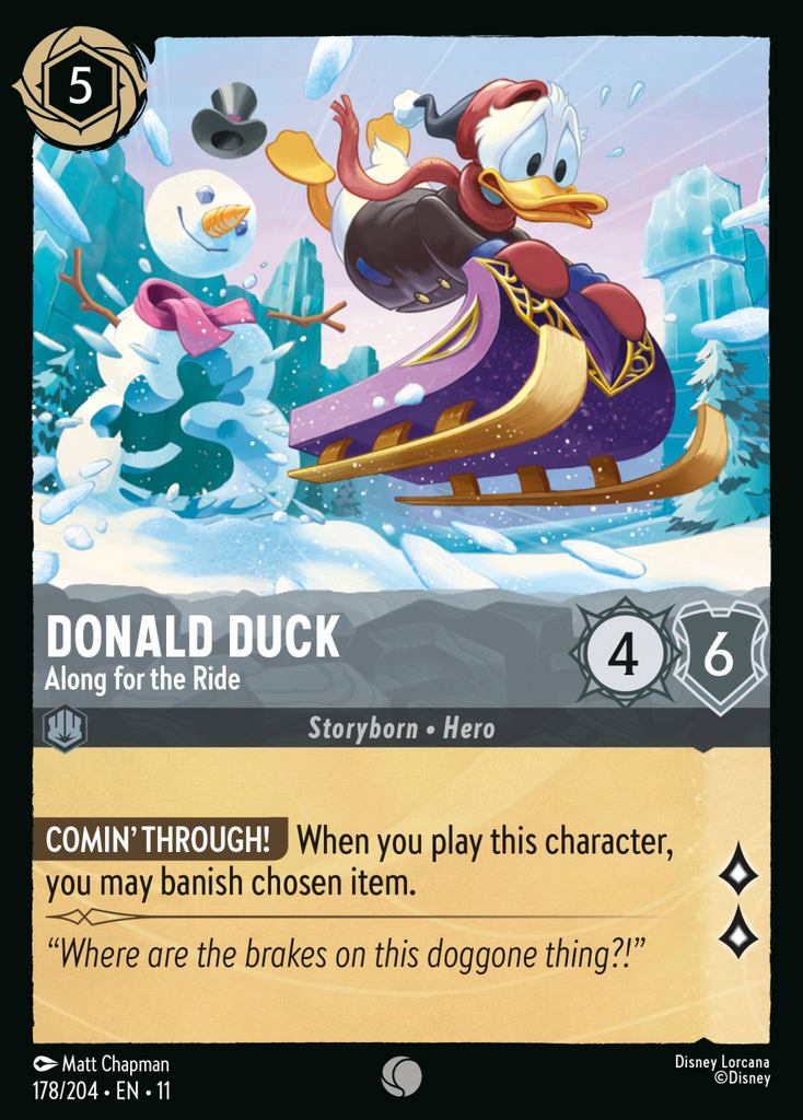 11WSP-178, C, Donald Duck - Along for the Ride