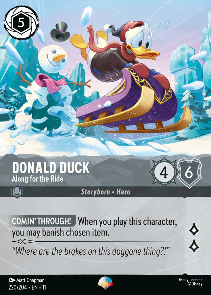 11WSP-220, EPIC, Donald Duck - Along for the Ride