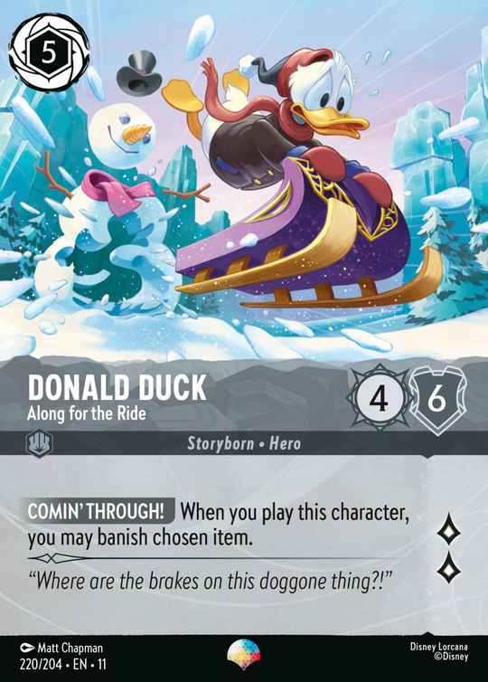 11WSP-220, EPIC, Donald Duck - Along for the Ride