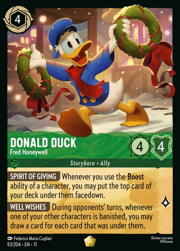 11WSP-093, L, Donald Duck - Fred Honeywell (Foil)