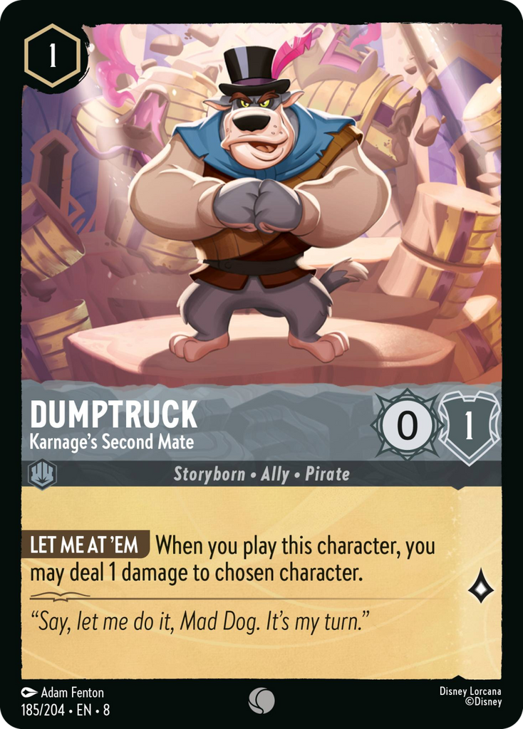 8ROF-185, C, Dumptruck - Karnage's Second Mate (Foil)