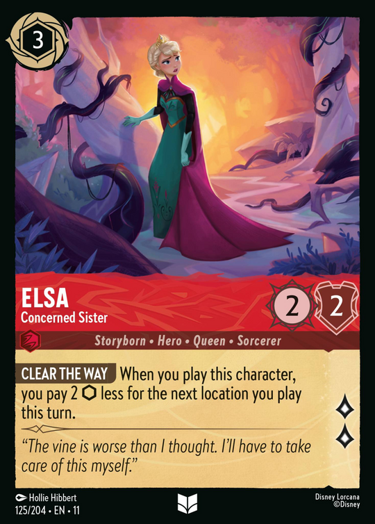 11WSP-125, UC, Elsa - Concerned Sister (Foil)