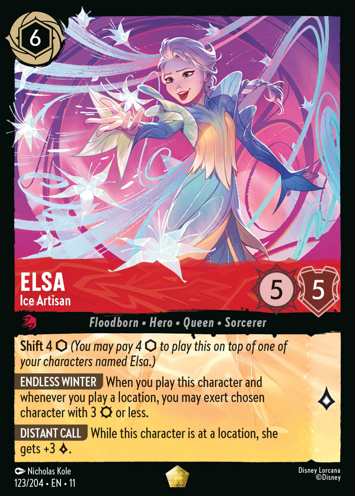 11WSP-123, L, Elsa - Ice Artisan