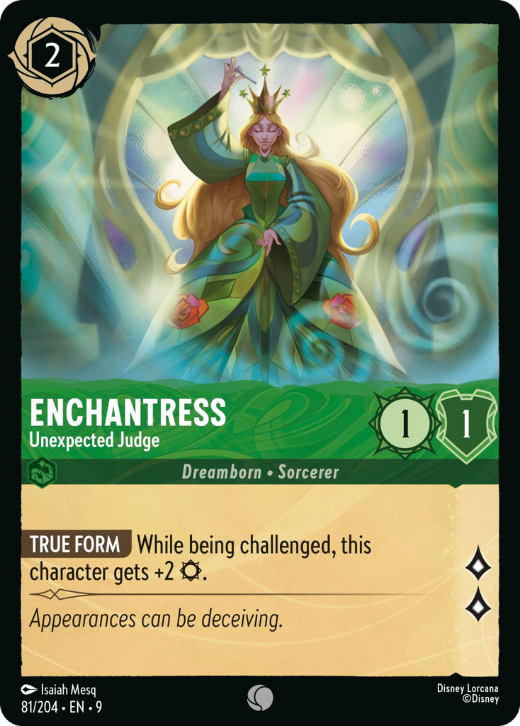 9FAB-081, C, Enchantress - Unexpected Judge (Foil)