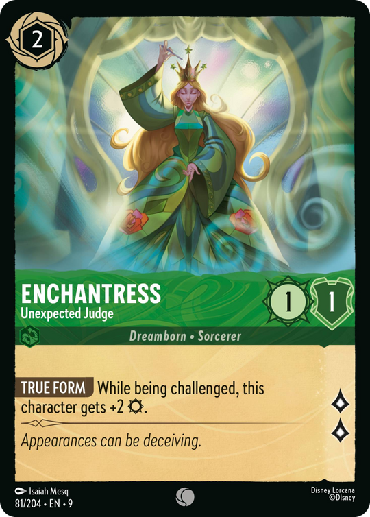 9FAB-081, C, Enchantress - Unexpected Judge (Foil)