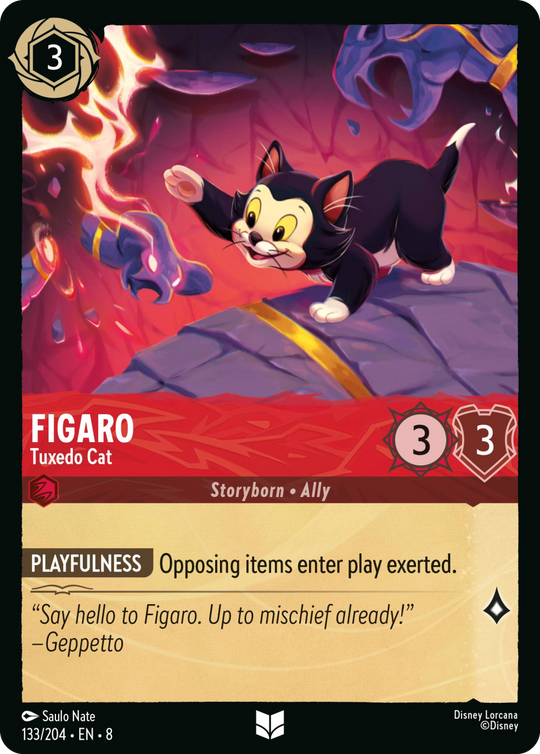 8ROF-133, UC, Figaro - Tuxedo Cat