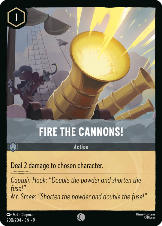 9FAB-200, C, Fire The Cannons! (Foil)