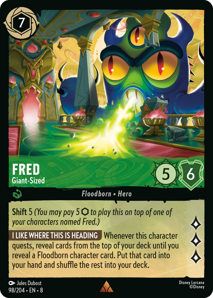 8ROF-098, R, Fred - Giant‐Sized (Foil)
