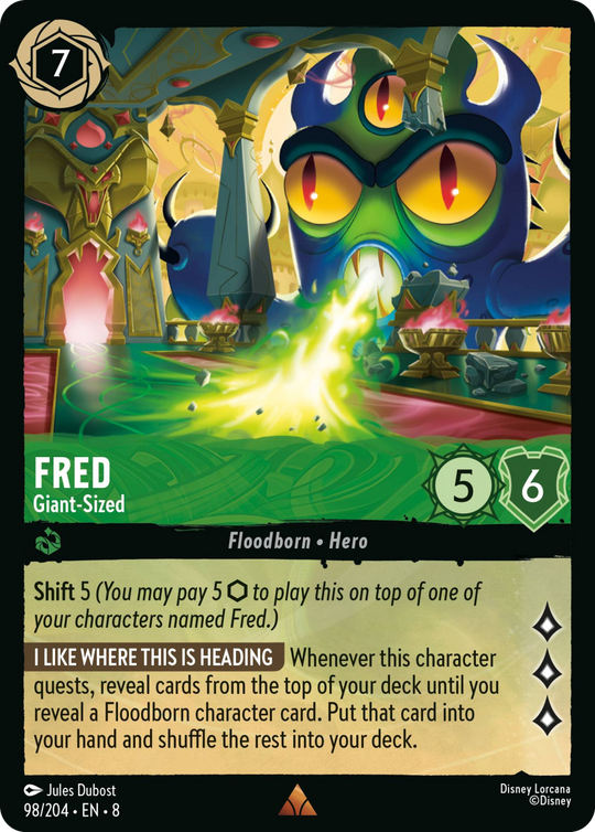 8ROF-098, R, Fred - Giant‐Sized (Foil)