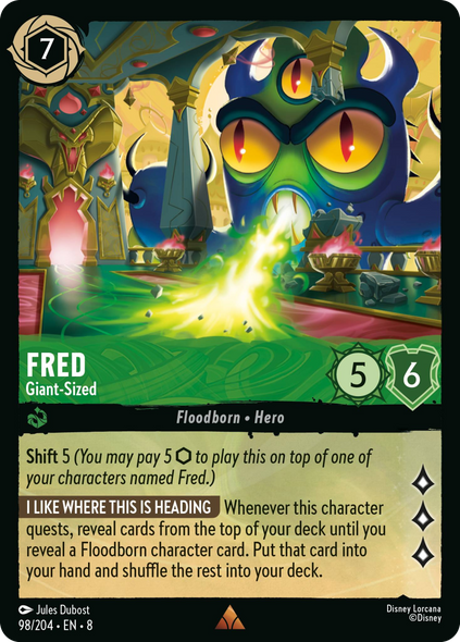 8ROF-098, R, Fred - Giant‐Sized (Foil)