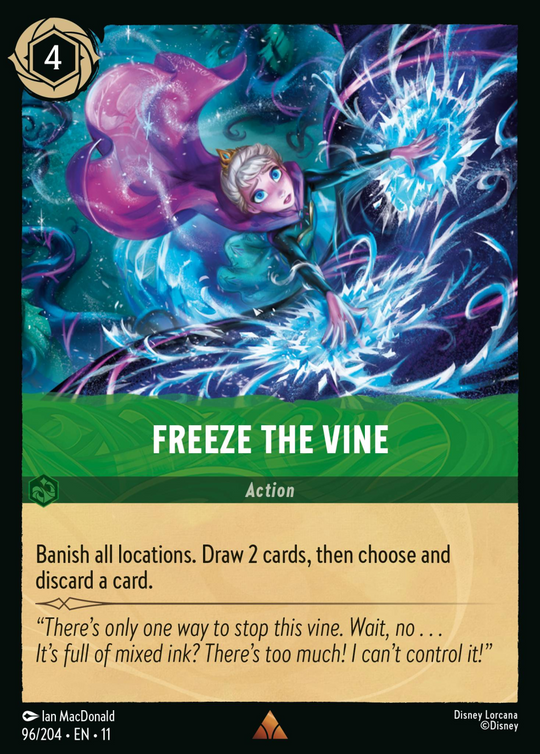 11WSP-096, R, Freeze the Vine (Foil)